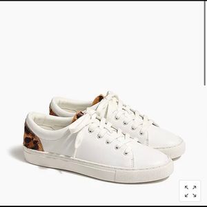 NEW J. Crew Road Trip Leopard Sneakers